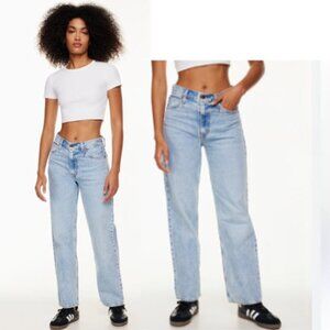 Levi's Women's Dad Jeans Blue Boyfriend Fit Size 25 High Rise